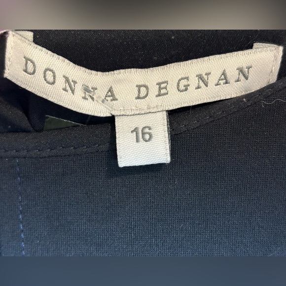 Women’s Donna Degan Black Dress Size 16 - Picture 7 of 7
